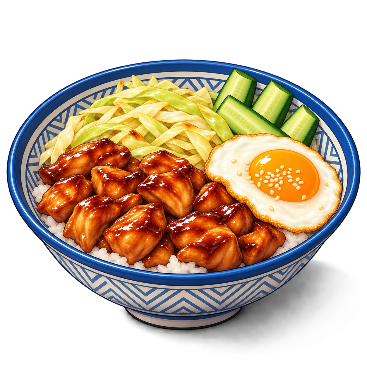 Illustration du Teriyaki Bowl